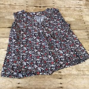 Michael Kors Floral Print Plus Size Blouse Size 3x